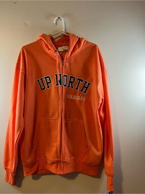 Crazy Apparel UP North Michigan Zip Up Hoodie